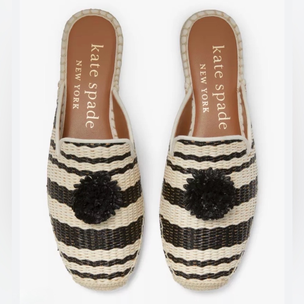 Kate Spade Solero Raffia Espadrilles